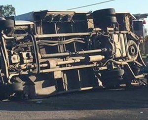 MINI VAN CRASHES WITH A FARM WORKER BUS IN MERCED