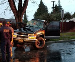 MERCED POLICE OFFICIAL PRESS RELEASE, SINGLE VEHICLE ACCIDENT ON GLEN AVENUE