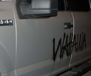 ABOUT 33 VEHICLE’S VANDALIZED WITH SPRAY PAINT