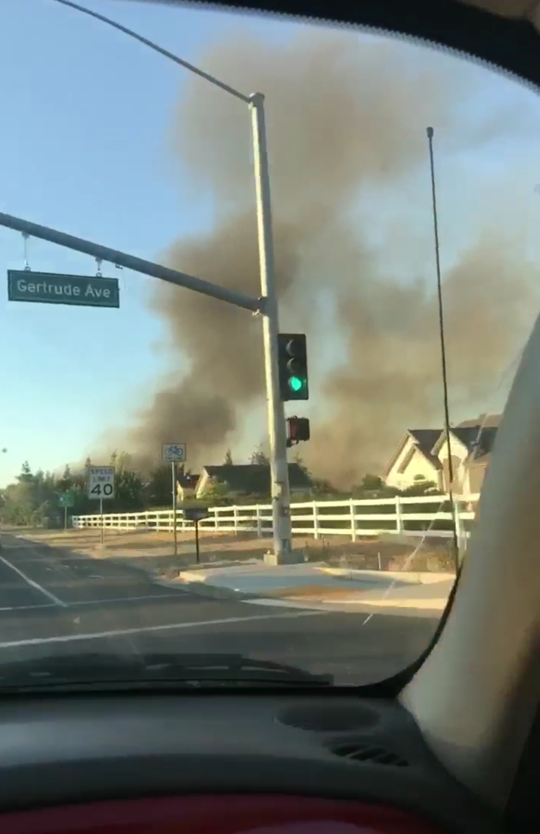 FIRE SPOTTED IN WINTON, NEAR THE CEMETERY