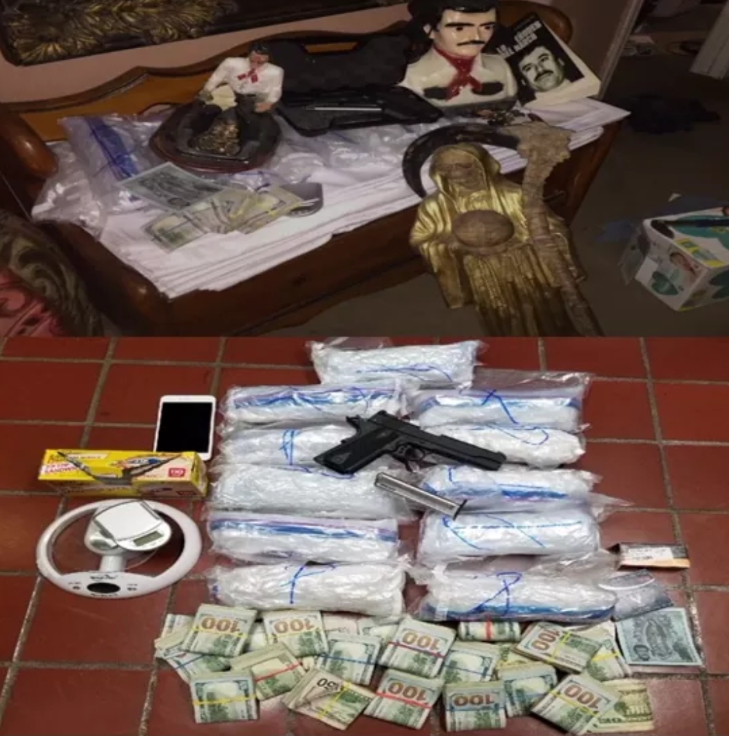 Police find Over 11 pounds of meth, gun, scales, and over $21,000 in Planada home