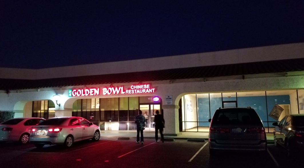 Numerous live roaches observed at Golden Bowl Chinese Restaurant
