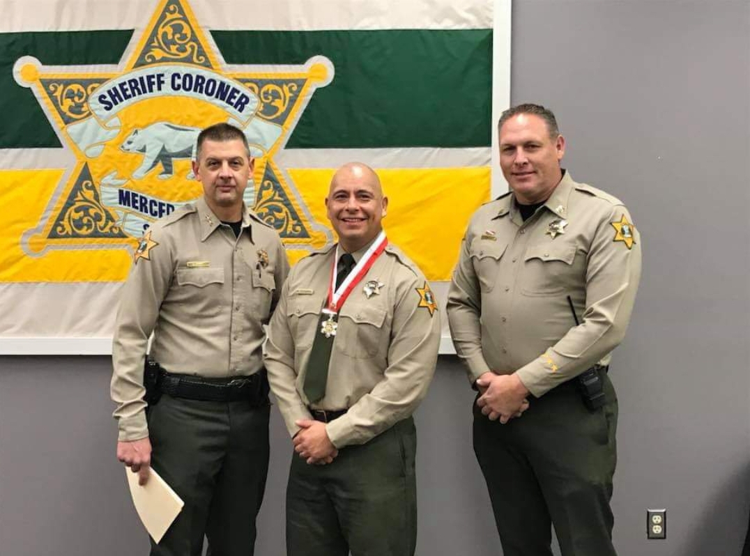 Merced Correctional Officer awarded with a lifesaving medal