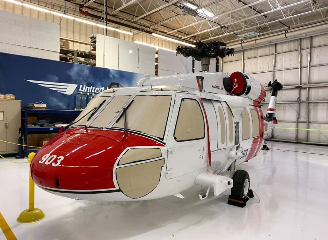 CAL FIRE receives a new helicopter to fight wildfires