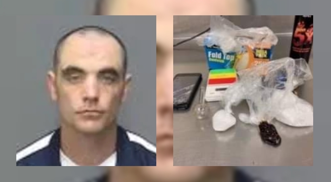 Merced Police arrest man with several bags of Methamphetamine and heroin