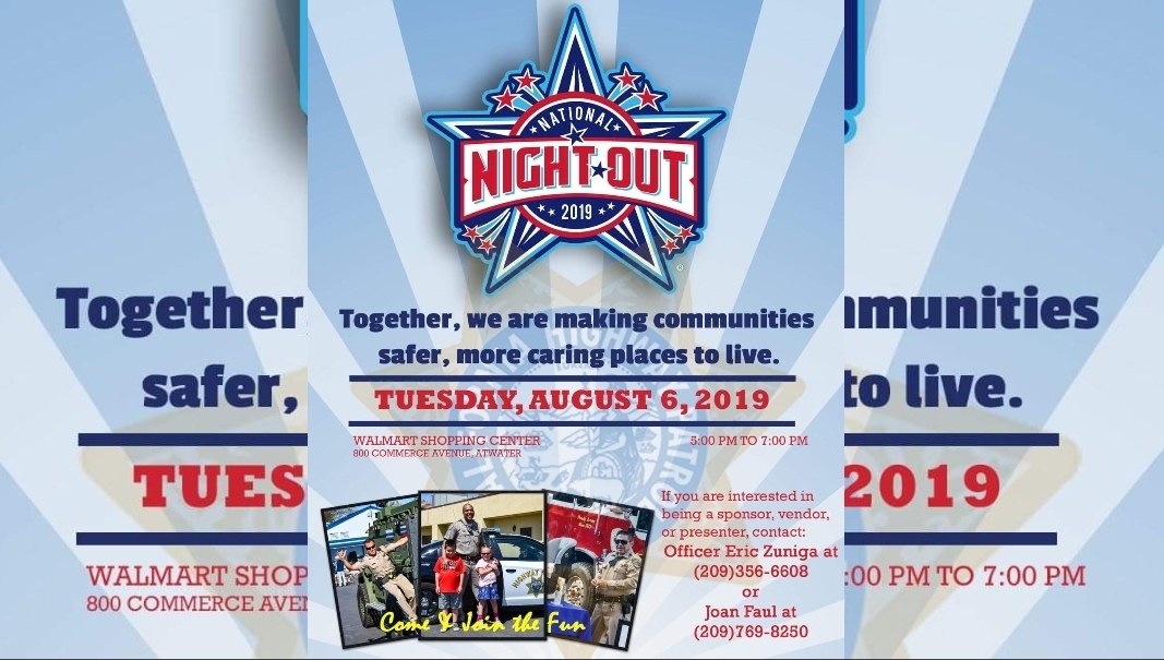 Merced CHP National Night Out Event, Everyone is invited