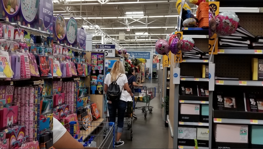 Shopping begins with the teachers from Burbank Elementary School, check this out