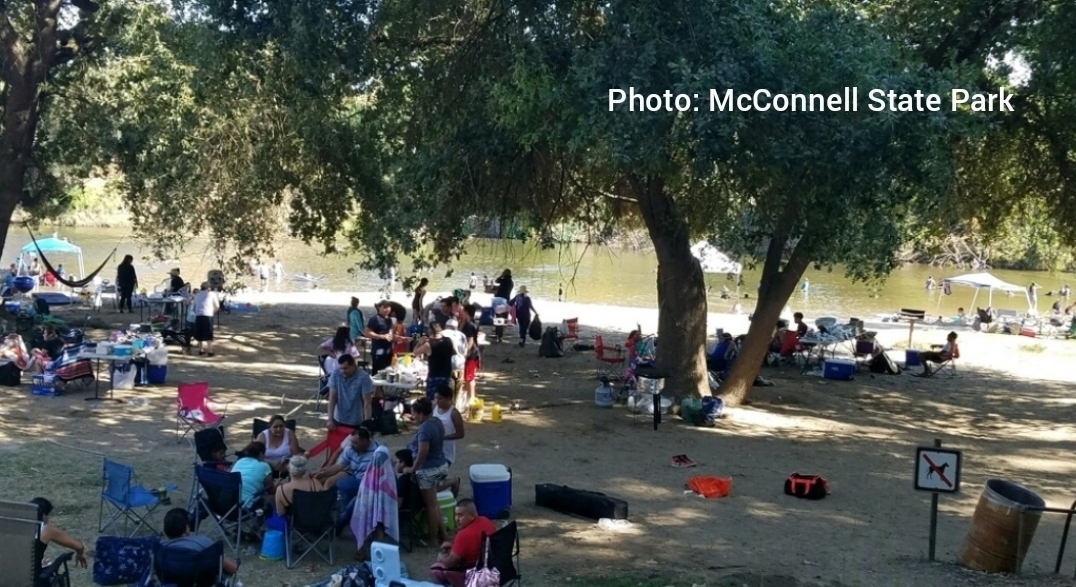 Sheriffs investigating a possible drowning at McConeell State Park, Merced County