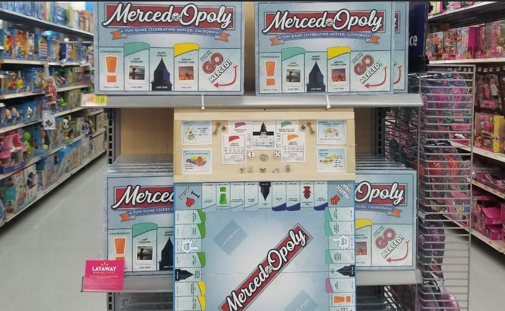 Come get your Merced-Opoly Game, while supplies last