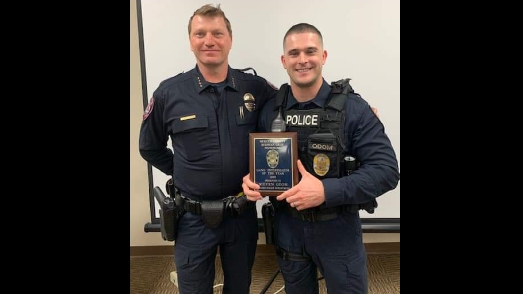 Merced Officer recognized for Merced County Gang investigator of the year