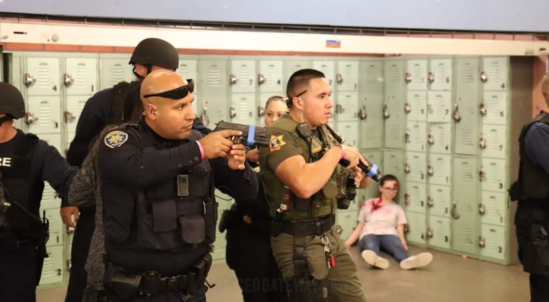 This is what happened at the active shooter exercise at a Merced School