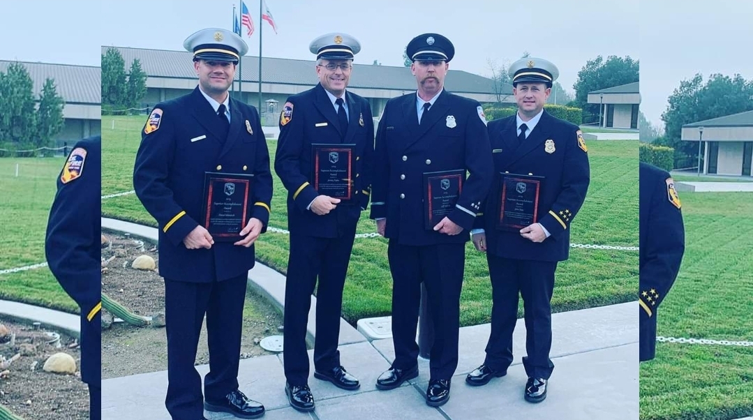 Merced Fire Department and County Fire receive Directors Award