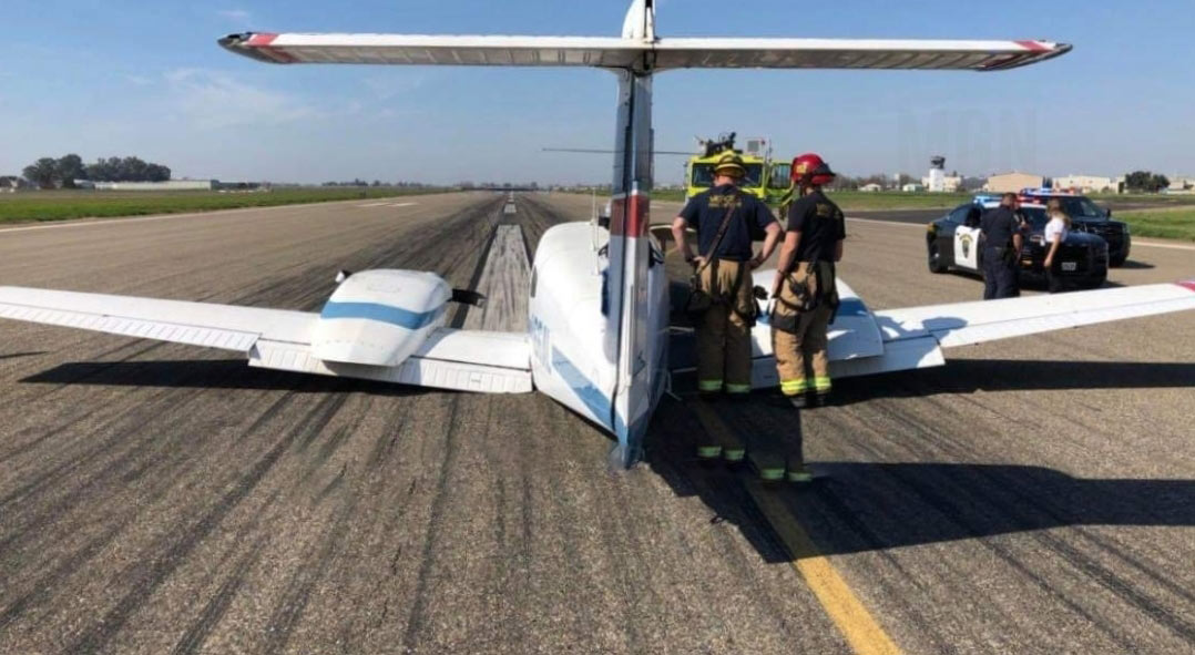 Small Aircraft Skids on runway at Merced Airport, this is what we know