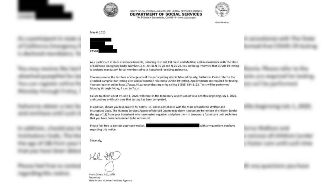 Social Services Letter Circulating in Merced County Real? This is what we found