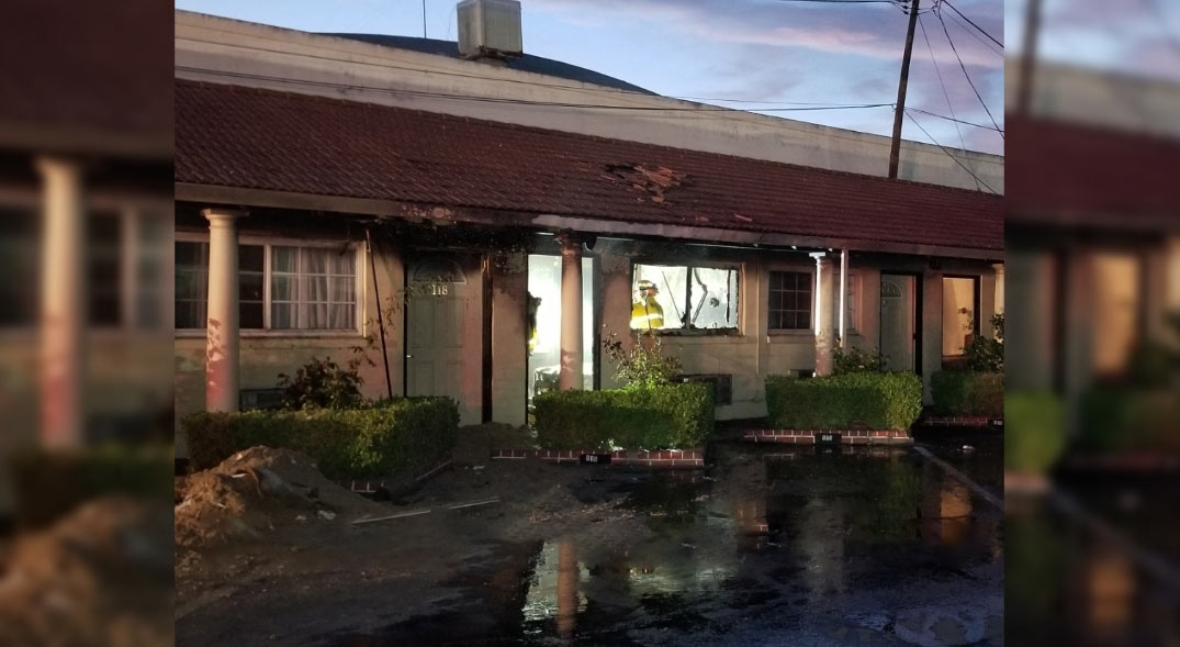 Merced Firefighters responded to San Joaquín Motel for reports of a fire