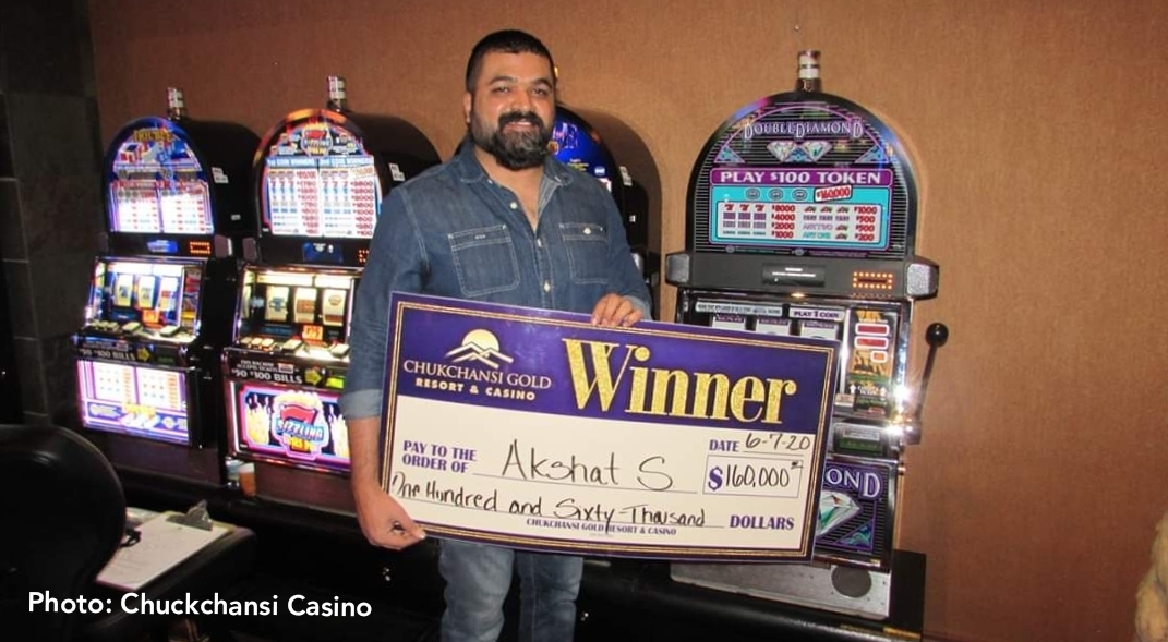 Merced County resident wins $160,000 jackpot at Chuckchansi Gold Resort and Casino
