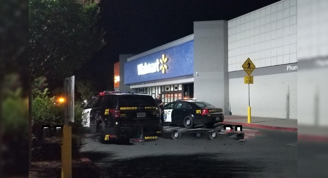 Merced police are currently at Walmart for reports of a bomb