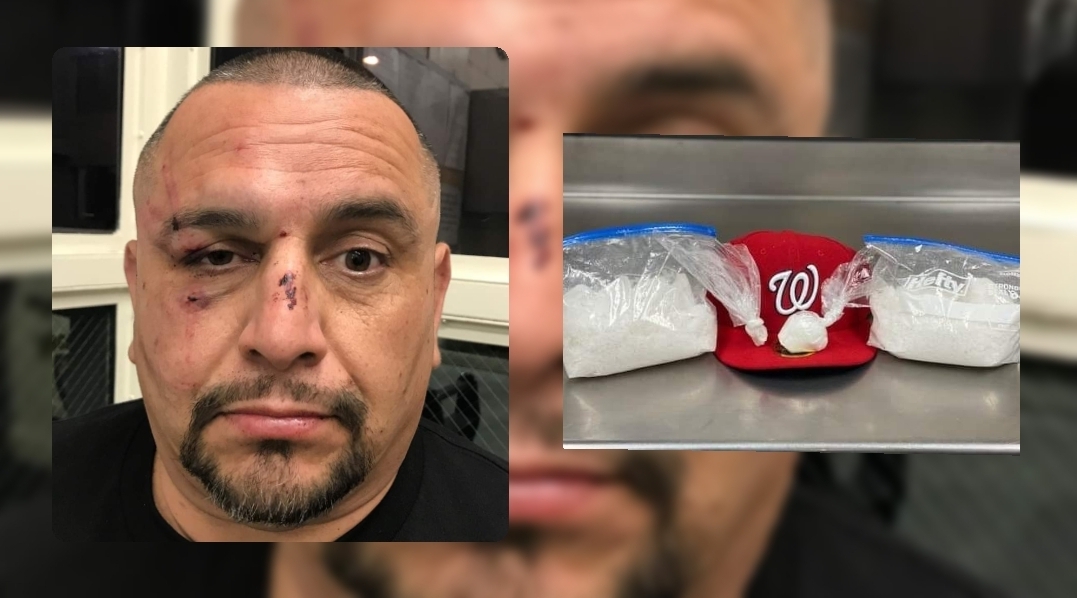 Man crashes vehicle, runs from police holding a bag of Methamphetamine