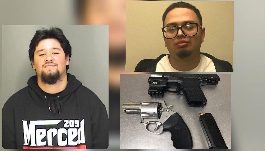 Two gang members arrested after short chase with Merced Police