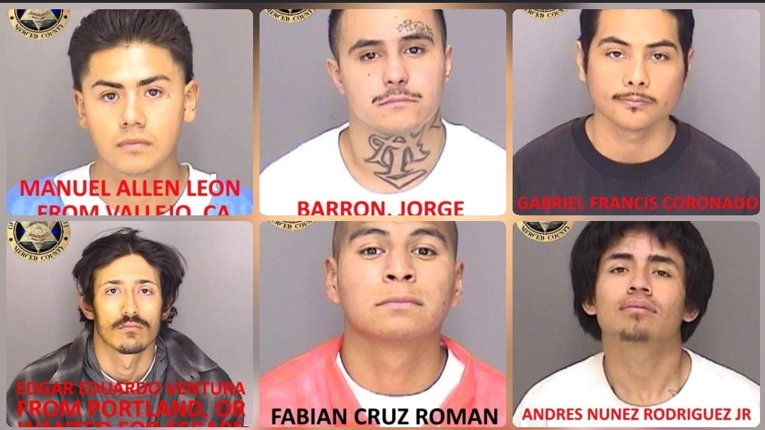 U.S. Marshall offering $5,000 for information leading to 6 escaped inmates from Merced jail