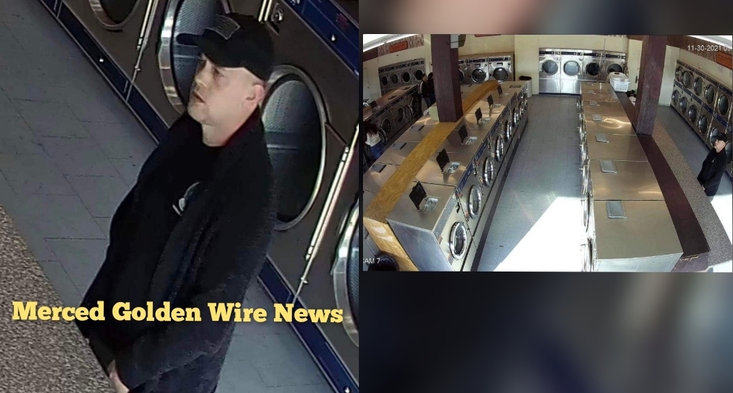Man caught on video inappropriately touching himself at Merced laundromat